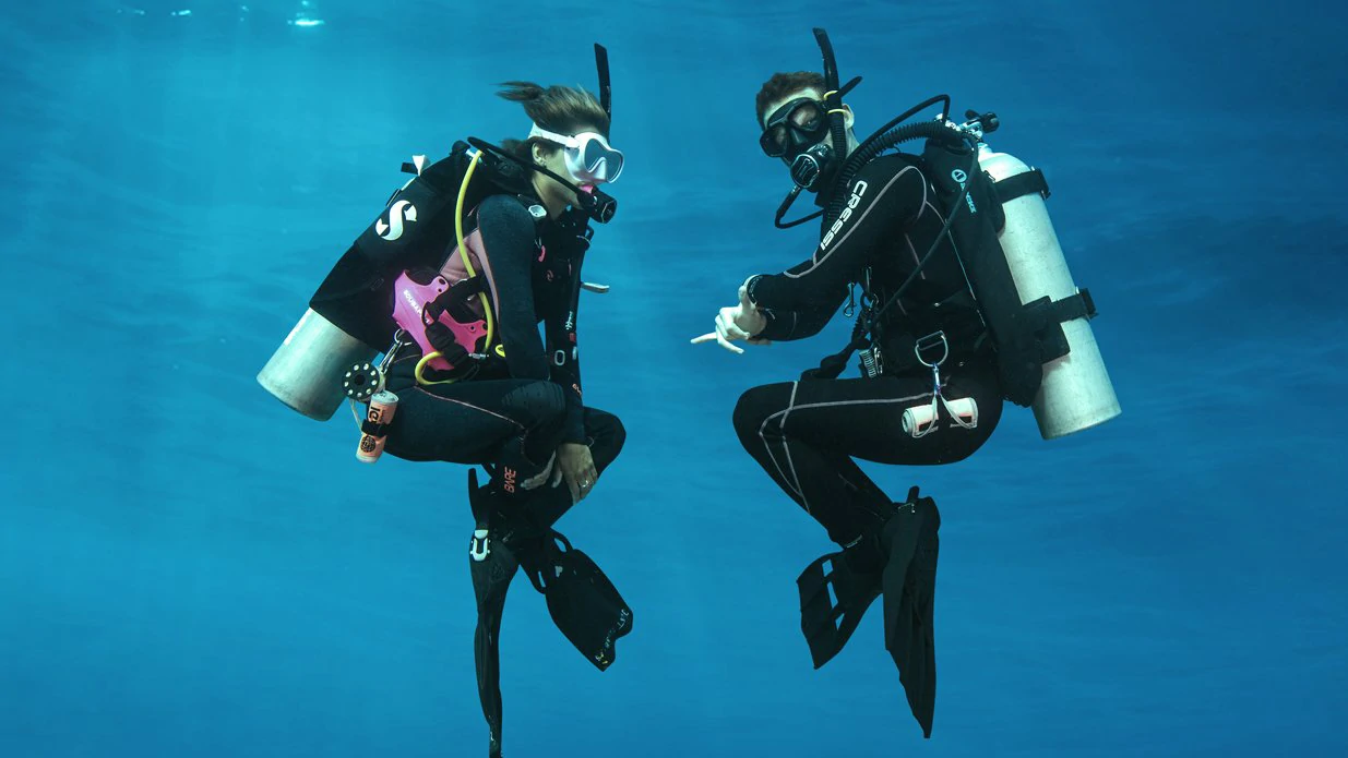 Buoyancy control diving